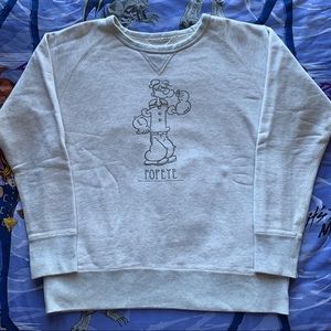 Vintage 90s Popeye Graphic Sweatshirt
